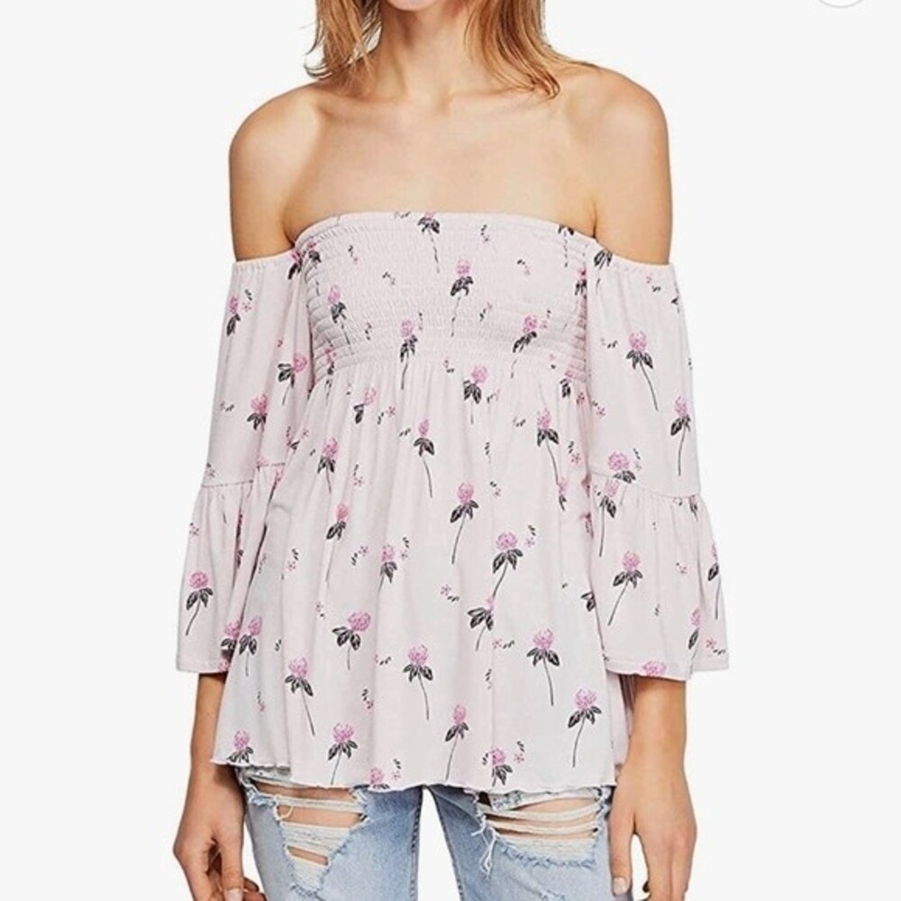 Free People Women's Lana Off The Shoulder Tunic NWT size Medium